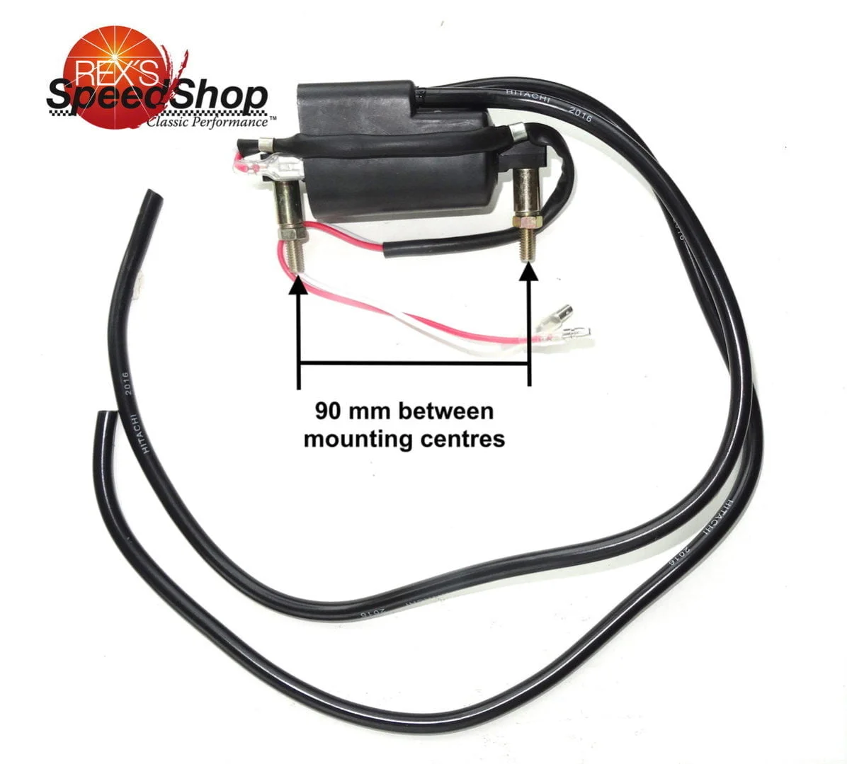 Honda 6 Volt Points Ignition Dual Lead HT coil - Image 2