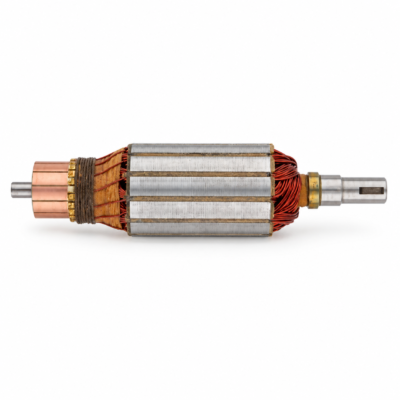 6V-ARM-1, e3l dynamo long armature parallel unthreaded shaft 200712