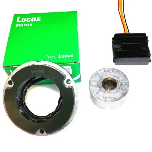 Lucas 3 phase RM24 12 volt alternator set from rex's speed shop