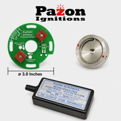 12V Pazon Sure Fire Ignition | Lightweight Twins & Singles | 3.0" Timing Plate