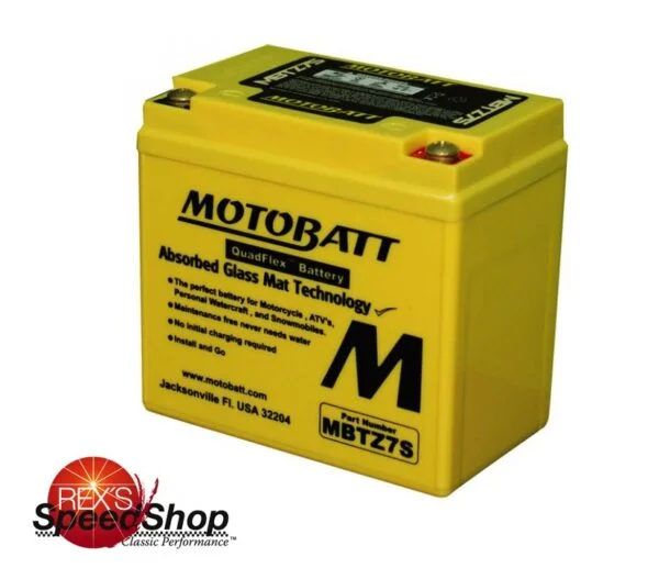Motobatt MBTZ7S AGM Sealed Battery | Yamaha WR250