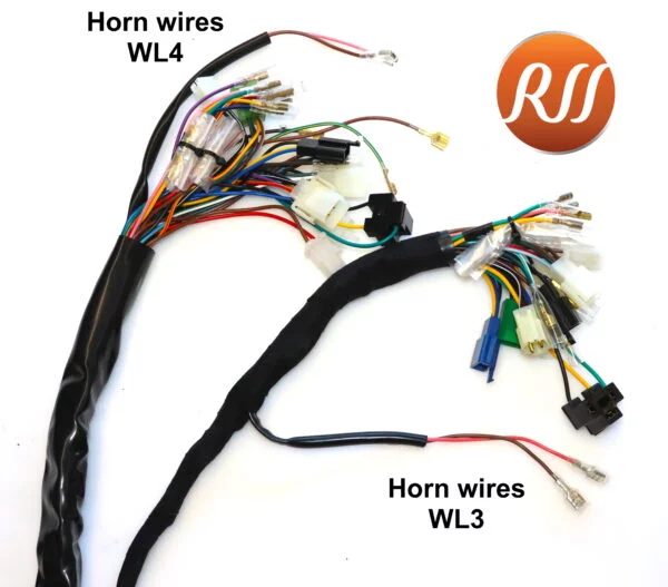yamaha SR400 SR500 wiring loom differences