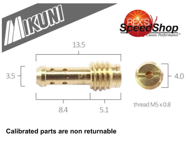 Genuine Mikuni Pilot Jet