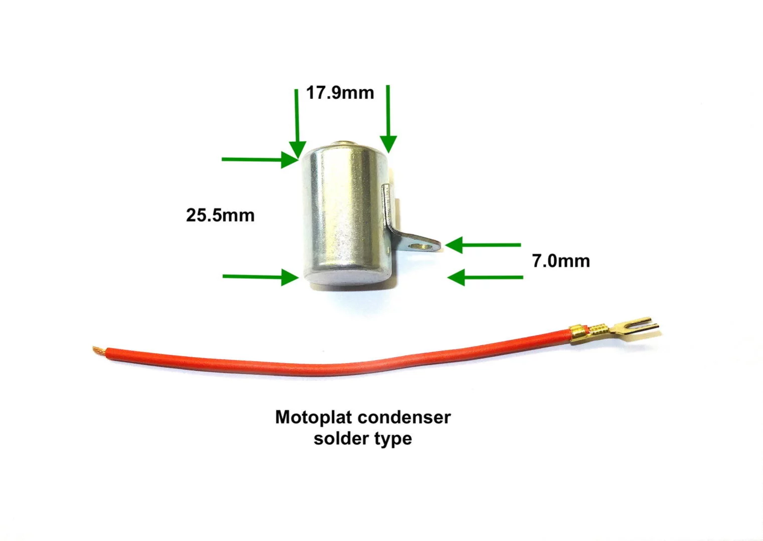 Motoplat condenser 8600010