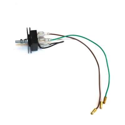 Compact modern replacement for Wipac S2642 rectifier, featuring a 1-inch square black body with colour-coded wires and a central 5mm mounting stud – ideal for classic motorcycle electrics.