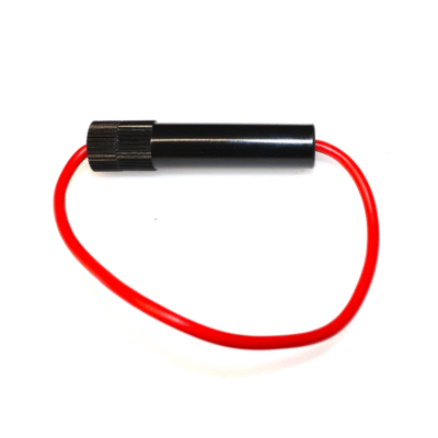 motorcycle glass fuse holder with bakelite body