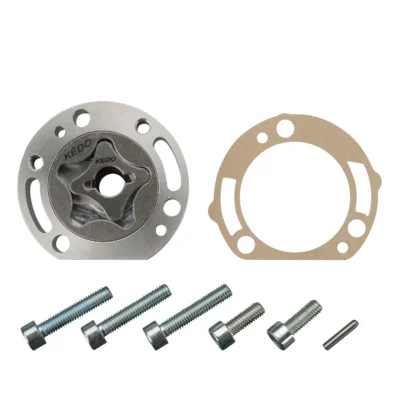 up-graded engine oil pump for yamaha xt500 and sr500 models. increases oil flow by 50%