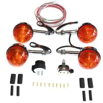 universal 12 volt motorcycle indicator set