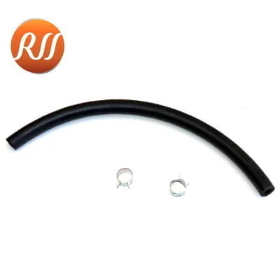 motorcycle fuel line pipe with retaining clips heavy duty