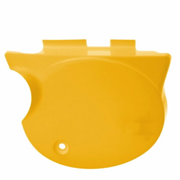 Replica Side Cover, right, 'Competition Yellow' (without decal), OEM reference # 1T1-21721-10