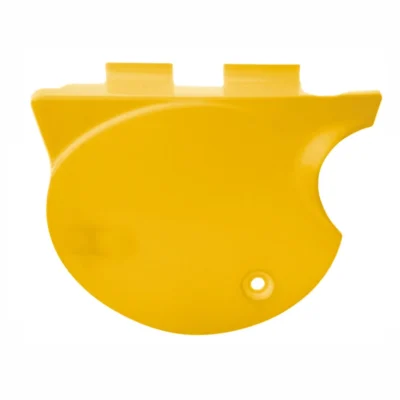 TT500 Side Cover, Left, 'Competition Yellow' (without decal), OEM reference 1T1-21711-10