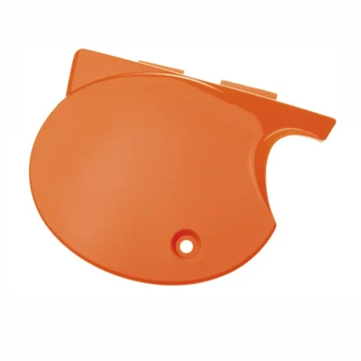 TT500 Side Cover, Left, 'El Toro Orange' (without decal), OEM reference 1G1-21711-00
