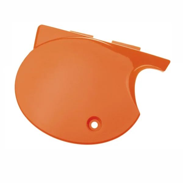 TT500 Side Cover, Left, 'El Toro Orange' (without decal), OEM reference 1G1-21711-00