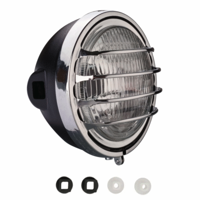 Yamaha XT250, XT500, DT250, DT360, DT400 classic competition style headlamp assembly.